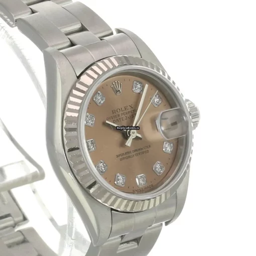 Cool Copy Rolex Lady-datejust 69174 Caliber 2135 Automatic Movement 26mm Steel Case Womens Watch - Image 4