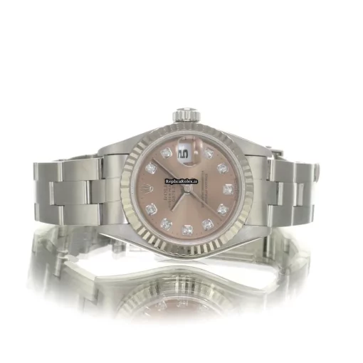 Cool Copy Rolex Lady-datejust 69174 Caliber 2135 Automatic Movement 26mm Steel Case Womens Watch - Image 9