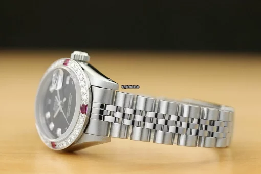 Beautiful Replica Rolex Lady-datejust 69174 Caliber 2135 Automatic Movement 26mm Steel Case Womens Watch - Image 4