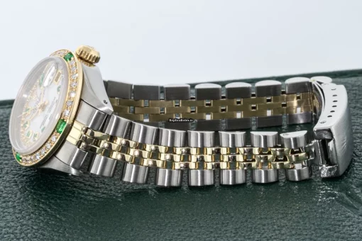 Incredible Replica Rolex Lady-datejust 69173 Caliber 2135 Automatic Movement 26mm Gold/steel Case Womens Watch - Image 6