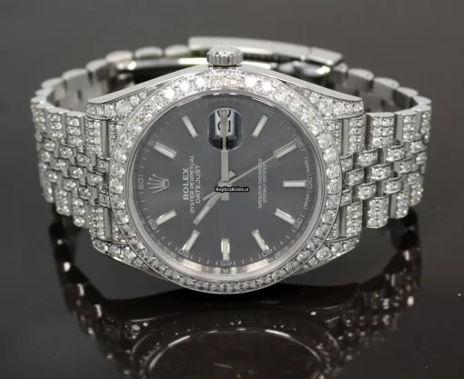 Distinctive Replica Rolex Datejust 126300 Automatic Movement 41mm Steel Case Watch - Image 12