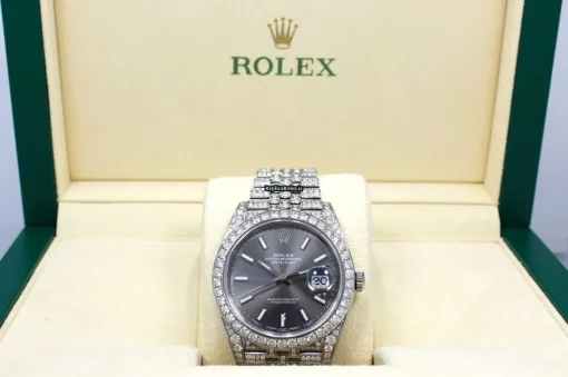 Distinctive Replica Rolex Datejust 126300 Automatic Movement 41mm Steel Case Watch - Image 3