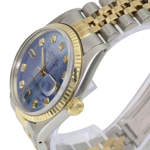 Great Fake Rolex Datejust 16233 Caliber 3035 Automatic Movement 36mm Gold/steel Case Mens/unisex Watch - Image 2