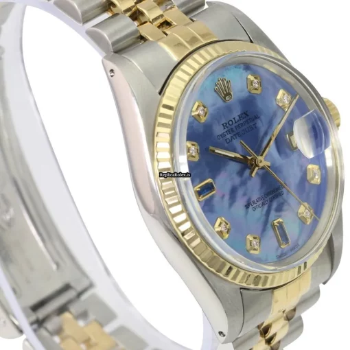 Great Fake Rolex Datejust 16233 Caliber 3035 Automatic Movement 36mm Gold/steel Case Mens/unisex Watch - Image 4