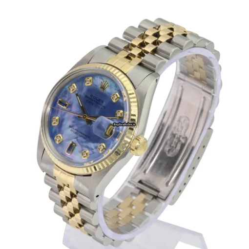Great Fake Rolex Datejust 16233 Caliber 3035 Automatic Movement 36mm Gold/steel Case Mens/unisex Watch - Image 5