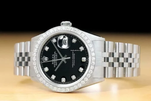 Affordable Replica Rolex Datejust 1601 Caliber 1570 Automatic Movement 36mm Steel Case Mens/unisex Watch - Image 2