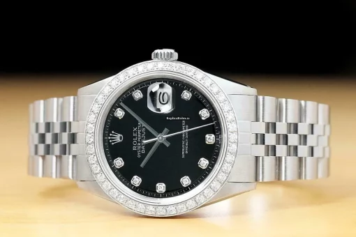 Affordable Replica Rolex Datejust 1601 Caliber 1570 Automatic Movement 36mm Steel Case Mens/unisex Watch - Image 3