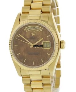 Terrific Replica Rolex Day-date 36 18038 Caliber 3055 Automatic Movement 36mm Yellow Gold Case Mens/unisex Watch