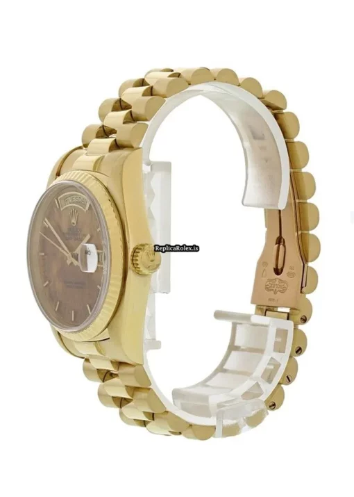Terrific Replica Rolex Day-date 36 18038 Caliber 3055 Automatic Movement 36mm Yellow Gold Case Mens/unisex Watch - Image 3