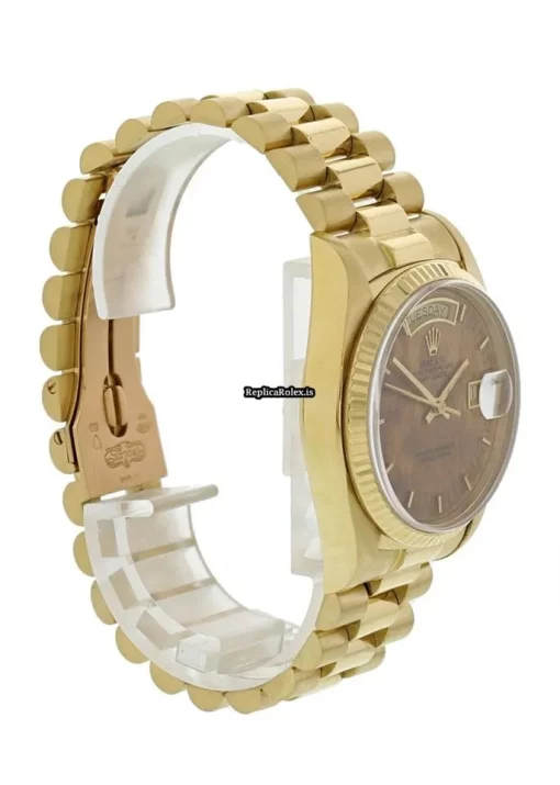 Terrific Replica Rolex Day-date 36 18038 Caliber 3055 Automatic Movement 36mm Yellow Gold Case Mens/unisex Watch - Image 4