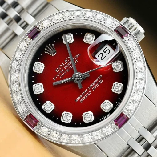 Distinctive Replica Rolex Lady-datejust 69174 Caliber 2135 Automatic Movement 26mm Steel Case Womens Watch