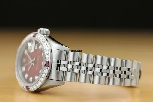 Distinctive Replica Rolex Lady-datejust 69174 Caliber 2135 Automatic Movement 26mm Steel Case Womens Watch - Image 4