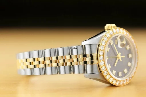 Lovely Imitation Rolex Lady-datejust 69173 Caliber 2135 Automatic Movement 26mm Steel Case Womens Watch - Image 7