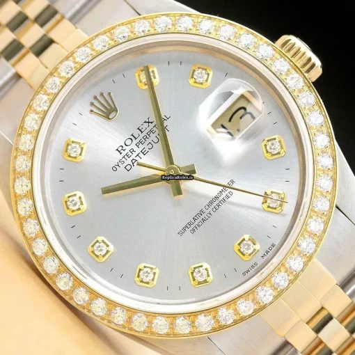 Luxury Fake Rolex Datejust 16013 Caliber 3035 Automatic Movement 36mm Steel Case Mens/unisex Watch