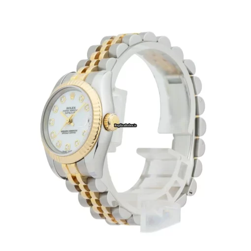 Beautiful Fake Rolex Lady-datejust 179173 Caliber 2235 Automatic Movement 26mm Steel Case Womens Watch - Image 2