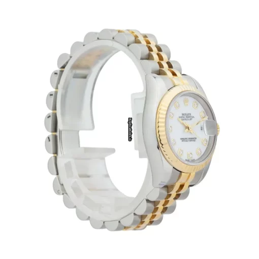 Beautiful Fake Rolex Lady-datejust 179173 Caliber 2235 Automatic Movement 26mm Steel Case Womens Watch - Image 6