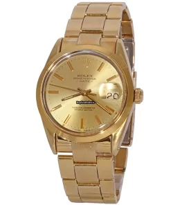 Distinctive Replica Rolex Oyster Perpetual Date 15505 Caliber 3035 Automatic Movement 34mm Gold/steel Case Mens/unisex Watch