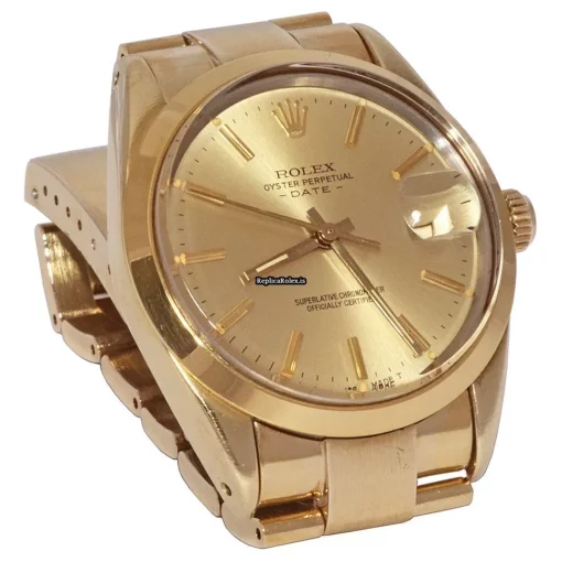 Distinctive Replica Rolex Oyster Perpetual Date 15505 Caliber 3035 Automatic Movement 34mm Gold/steel Case Mens/unisex Watch - Image 2