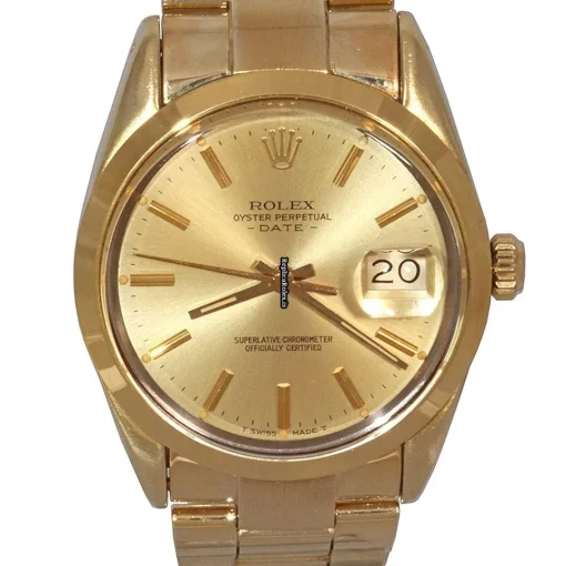 Distinctive Replica Rolex Oyster Perpetual Date 15505 Caliber 3035 Automatic Movement 34mm Gold/steel Case Mens/unisex Watch - Image 3