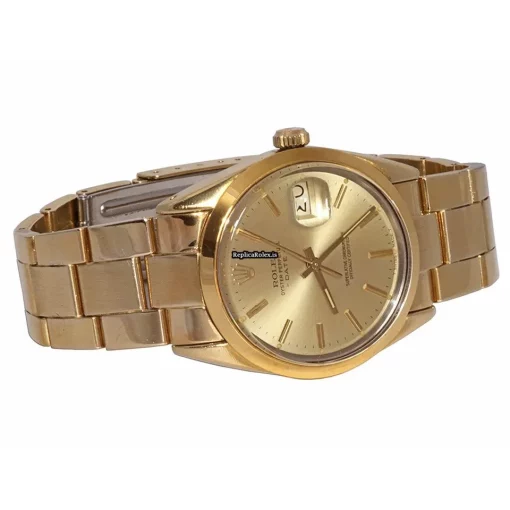 Distinctive Replica Rolex Oyster Perpetual Date 15505 Caliber 3035 Automatic Movement 34mm Gold/steel Case Mens/unisex Watch - Image 4