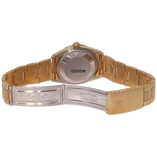 Distinctive Replica Rolex Oyster Perpetual Date 15505 Caliber 3035 Automatic Movement 34mm Gold/steel Case Mens/unisex Watch - Image 8