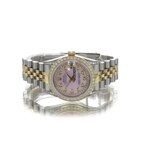 Affordable Replica Rolex Lady-datejust 68273 Caliber 2135 Automatic Movement 31mm Gold/steel Case Womens Watch - Image 2