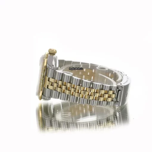 Affordable Replica Rolex Lady-datejust 68273 Caliber 2135 Automatic Movement 31mm Gold/steel Case Womens Watch - Image 4