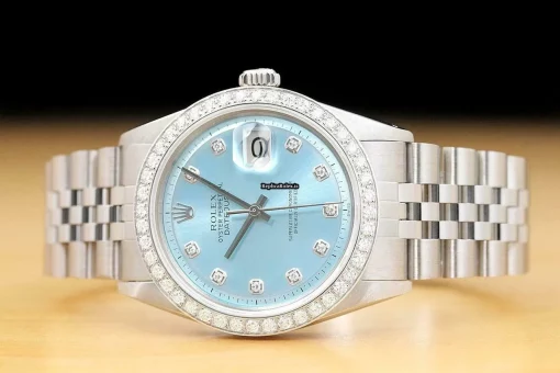 Quality Fake Rolex Datejust 1601 Caliber 1570 Automatic Movement 36mm Steel Case Mens/unisex Watch - Image 3
