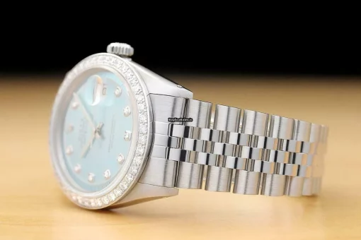 Quality Fake Rolex Datejust 1601 Caliber 1570 Automatic Movement 36mm Steel Case Mens/unisex Watch - Image 4
