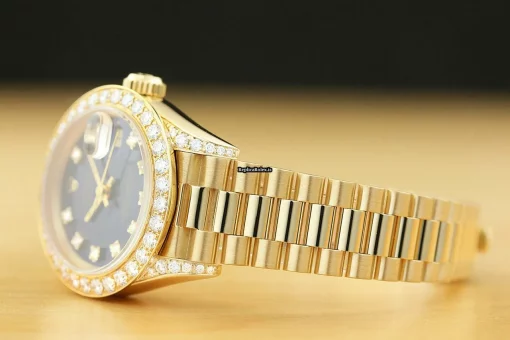 Fine Fake Rolex Lady-datejust 69178 Caliber 2135 Automatic Movement 26mm Yellow Gold Case Womens Watch - Image 4