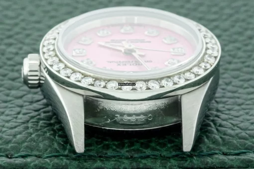 Inexpensive Fake Rolex Oyster Perpetual 76080 Caliber 2230 Automatic Movement 25mm Steel Case Womens Watch - Image 13