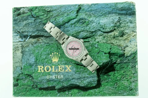 Inexpensive Fake Rolex Oyster Perpetual 76080 Caliber 2230 Automatic Movement 25mm Steel Case Womens Watch - Image 16