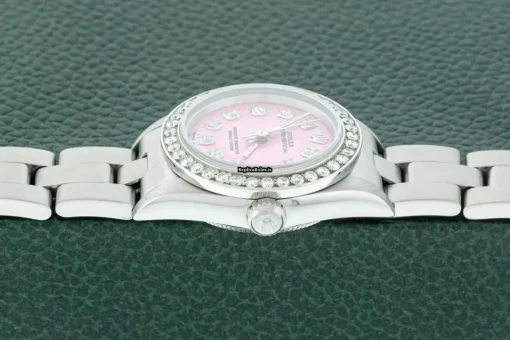 Inexpensive Fake Rolex Oyster Perpetual 76080 Caliber 2230 Automatic Movement 25mm Steel Case Womens Watch - Image 7