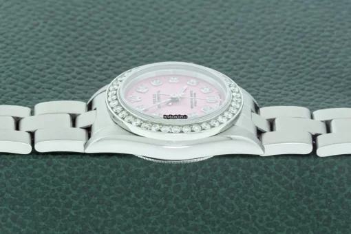 Inexpensive Fake Rolex Oyster Perpetual 76080 Caliber 2230 Automatic Movement 25mm Steel Case Womens Watch - Image 8