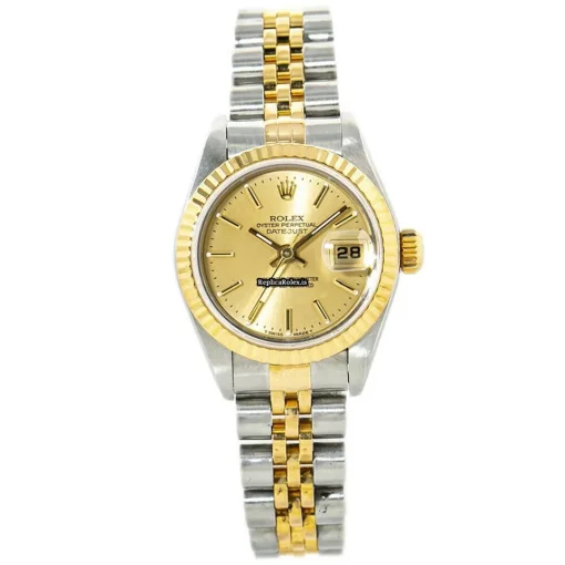 Nice Replica Rolex Lady-datejust 69173 Automatic Movement 26mm Steel Case Womens Watch