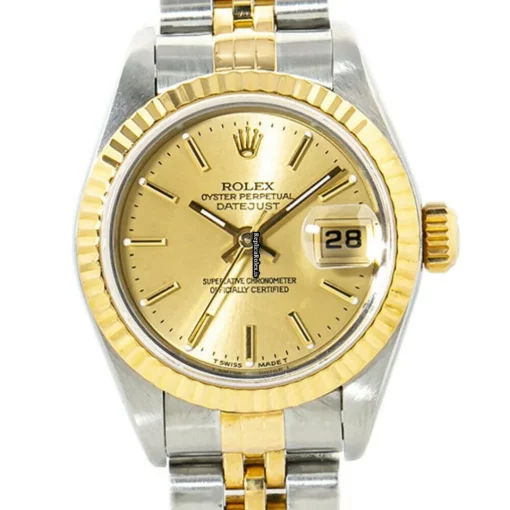 Nice Replica Rolex Lady-datejust 69173 Automatic Movement 26mm Steel Case Womens Watch - Image 4