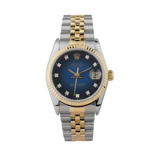 Stylish Replica Rolex Lady-datejust 68273 Caliber 2135 Automatic Movement 31mm Gold/steel Case Womens Watch