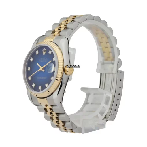 Stylish Replica Rolex Lady-datejust 68273 Caliber 2135 Automatic Movement 31mm Gold/steel Case Womens Watch - Image 2