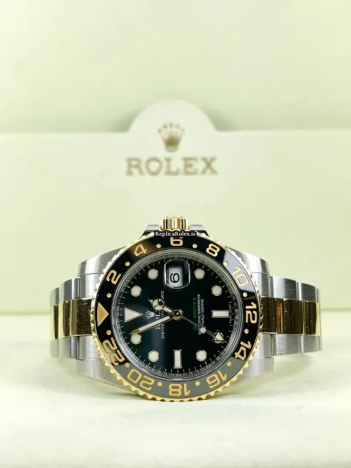 Ideal Replica Rolex Gmt-master II 116713ln Caliber 3186 Automatic Movement 40mm Gold/steel Case Mens/unisex Watch