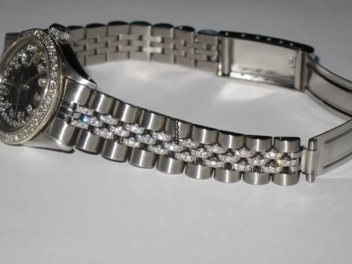 Remarkable Copy Rolex Datejust Self Winding Automatic 26mm Steel Case Womens Watch - Image 7