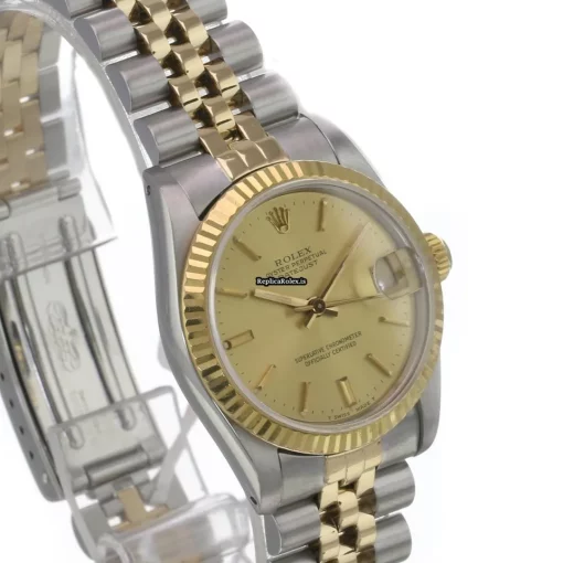 Popular Replica Rolex Lady-datejust 68273 Caliber 2135 Automatic Movement 31mm Gold/steel Case Womens Watch - Image 3