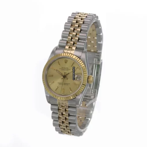 Popular Replica Rolex Lady-datejust 68273 Caliber 2135 Automatic Movement 31mm Gold/steel Case Womens Watch - Image 5