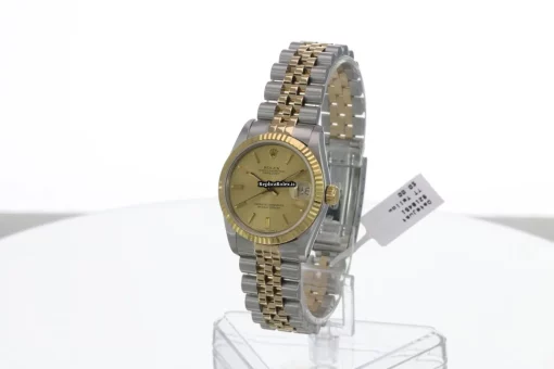 Popular Replica Rolex Lady-datejust 68273 Caliber 2135 Automatic Movement 31mm Gold/steel Case Womens Watch - Image 8