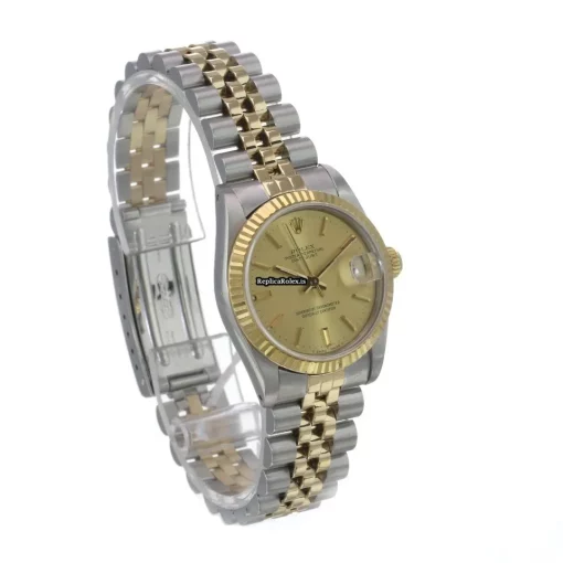 Popular Replica Rolex Lady-datejust 68273 Caliber 2135 Automatic Movement 31mm Gold/steel Case Womens Watch - Image 9