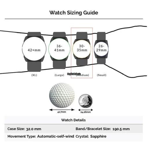 Appealing Replica Rolex Bubble Back 2940 Automatic Movement 32mm Steel Case Mens/unisex Watch - Image 6