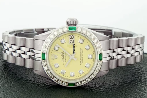 Terrific Replica Rolex Lady-datejust 6917 Caliber 2030 Automatic Movement 26mm Steel Case Womens Watch - Image 4