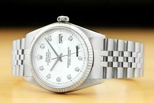 Terrific Fake Rolex Datejust 1601 Caliber 1570 Automatic Movement 36mm Steel Case Mens/unisex Watch - Image 2