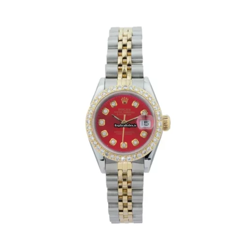 1:1 Replica Rolex Lady-datejust 69173 Caliber 2135 Automatic Movement 26mm Gold/steel Case Womens Watch