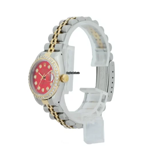 1:1 Replica Rolex Lady-datejust 69173 Caliber 2135 Automatic Movement 26mm Gold/steel Case Womens Watch - Image 2