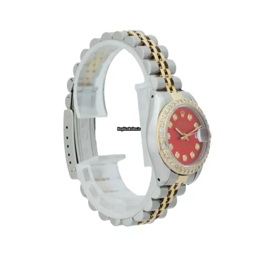 1:1 Replica Rolex Lady-datejust 69173 Caliber 2135 Automatic Movement 26mm Gold/steel Case Womens Watch - Image 6